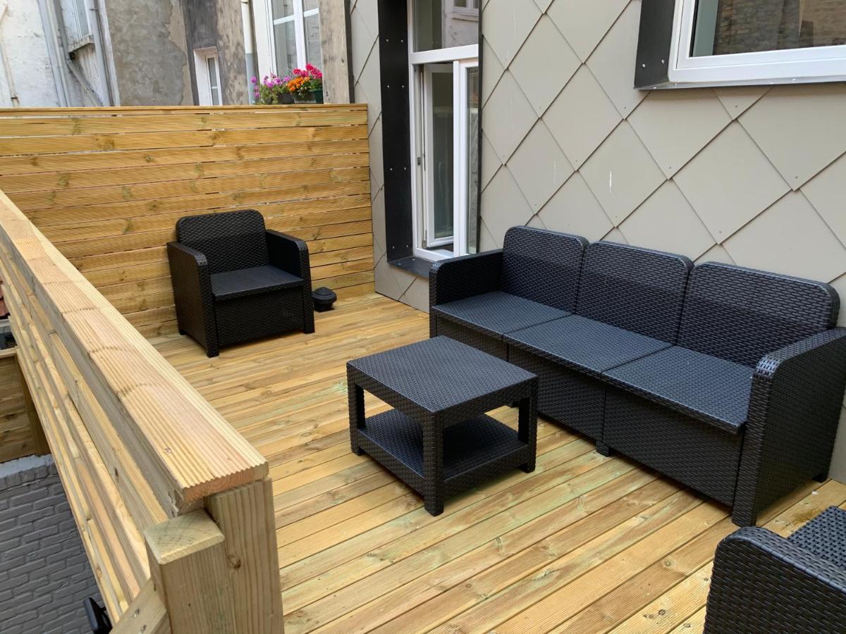 Appartement Met Terras ออสเทนด์ ภายนอก รูปภาพ